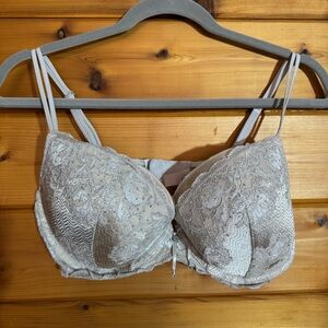 Victoria's Secret Lace Push Up Bra with Embellishments